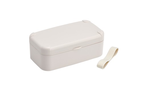 スケーター 弁当箱 スマホスタンド付き 600ml 1段 箸付き 仕切り 食洗機 レンジ 対応 日本製 skater PLB6SSH ベージュ 色 無地【ランチボックス スマホ スタンド ランチベルト】 奈良県 奈良市 なら 4-174