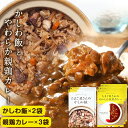 【ふるさと納税】たまご屋さんのかしわ飯とやわらか親鶏カレー 計5袋 300g×5袋 野上養鶏場 送料無料 《60日以内に順次出荷(土日祝除く)》 福岡県 鞍手郡 鞍手町 味宝卵 かしわ飯 カレー