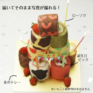 ロールケーキ タワー ミニロールケーキ 9個 セット | 長野県 飯田市
