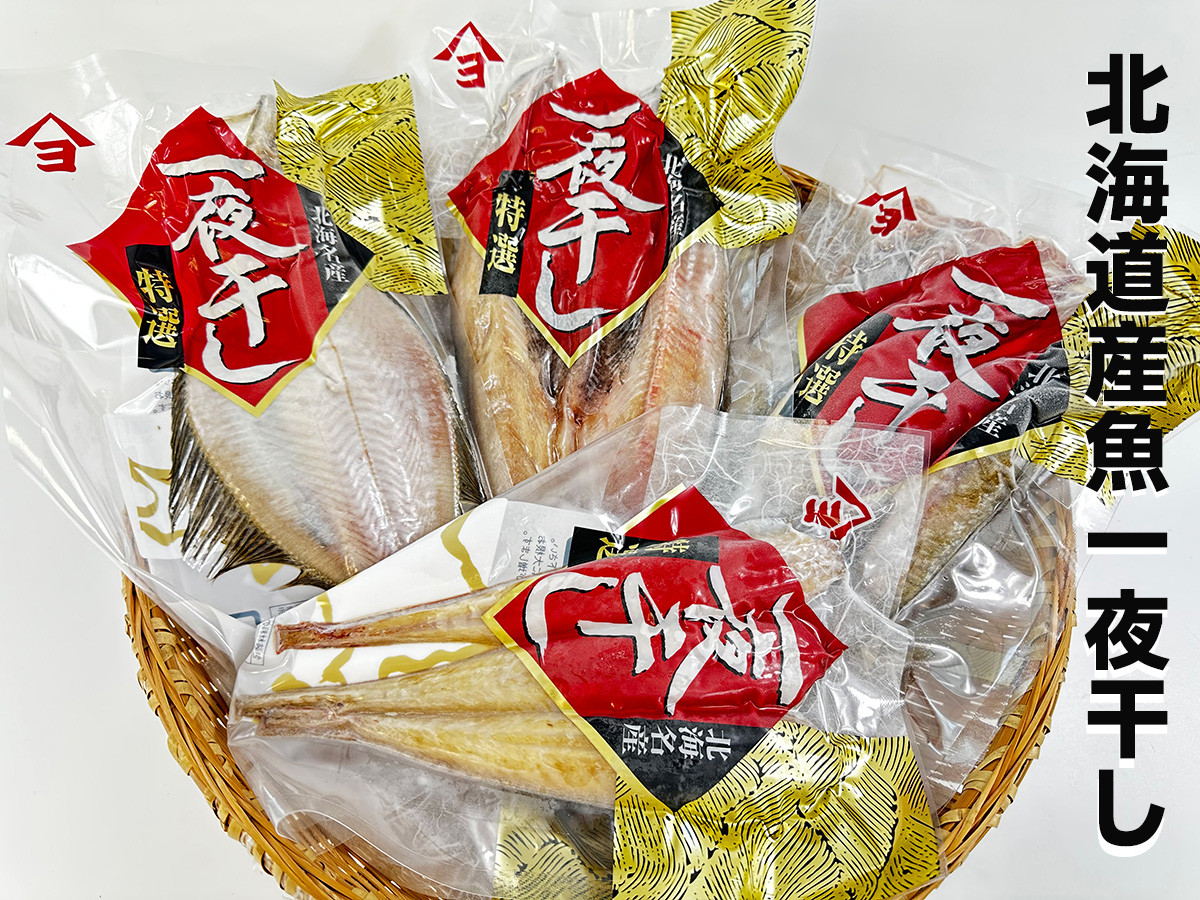 
                  干物専門店かぶらぎ水産の北海道産魚一夜干し４品セット【鏑木水産株式会社】(J0030)
                