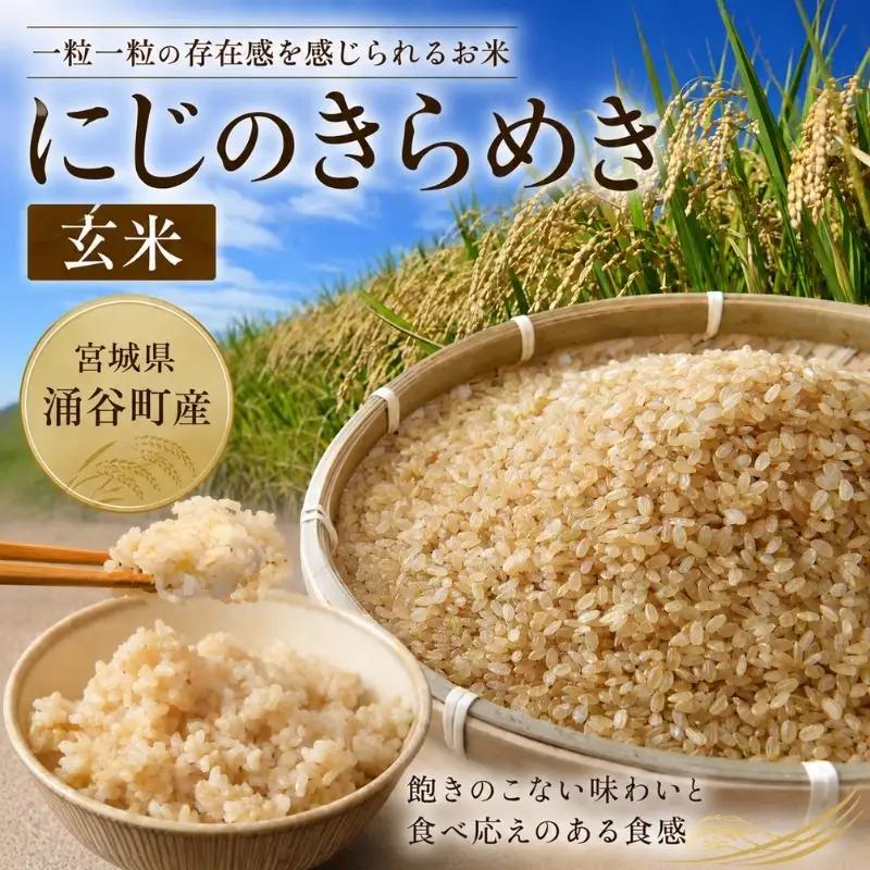 【先行予約】にじのきらめき　玄米　10kg 【11月発送】【iriuda015】
