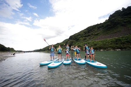 宮川 リバー SUP (サップ) 体験 10名分 ／ R2 SURF UNION 海上散歩 マリンスポーツ 川 アウトドア 一級河川 三重県 度会町