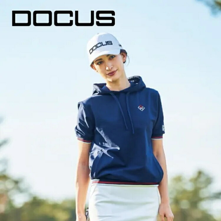 【ふるさと納税】ゴルフレディースウェア Short Sleeve Hoodie DCL25S020｜ゴルフ golf ゴルフ用品 スポーツ スポーツ用品 DOCUS ドゥーカス ギフト 贈答 景品 茨城県 古河市_FW21