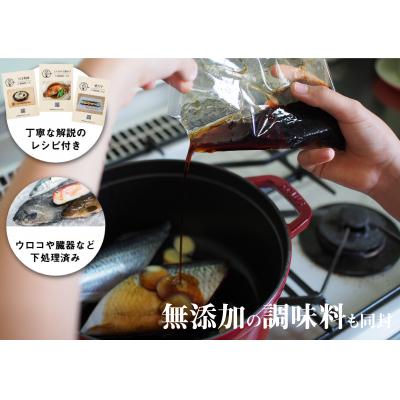 ふるさと納税 下関市 【定期便3ヶ月】サカナDIY 2人前 4~5種×3ヶ月 冷凍 鮮魚 魚料理キット CX201 |  | 03