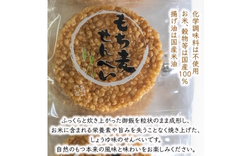もち麦せんべいセット 10個×6袋 せんべい 贈り物 ギフト 小分け もちむぎ