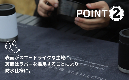 ユーティリティラグ　ラバーマット　700　トポグラフィー (AN107) アウトドア キャンプ フェス 防災に おしゃれ キャンピングマット車中泊 快適 バーベキュー キャンプ インテリア BBQ ピ