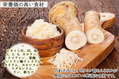 771. 天然 山わさび 500g前後 産地直送 薬味 肉 BBQ バーベキュー 焼き肉 送料無料 北海道 弟子屈町
