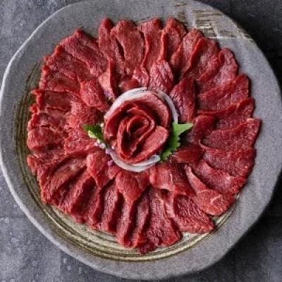 ふるさと納税 人吉市 熊本肥育 上赤身馬刺しセット 約500g 1パック約50g(人吉市)