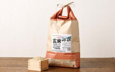 令和6年産「希少品種 いわてっこ 玄米 10kg」本田無化学肥料栽培／5kg×2袋 お米 米 ご飯 ごはん オリジナル品種 お取り寄せ