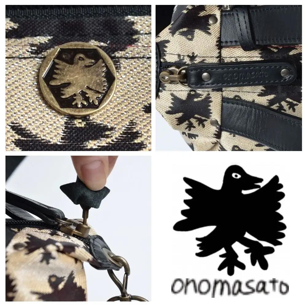 【onomasato】3ways バッグ M《CASUAL collection》カラスつづれ裏｜京都 パリコレデザイナー 人気バッグ