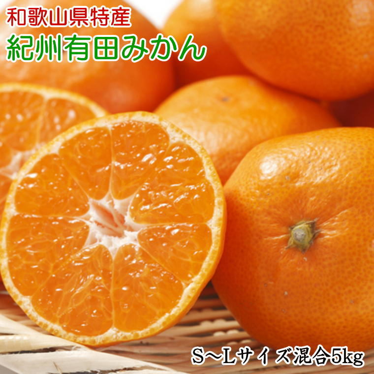 [秀品]和歌山有田みかん約5kg(S～Lサイズ混合)<br>※2025年11月中旬～2026年1月中旬頃に順次発送予定