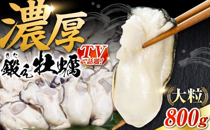 
            牡蠣【冷凍】鍛え牡蠣のむき身 800g 江田島市／有限会社寺本水産 [XAE021]｜鍛え牡蠣 牡蠣 かき カキ 冷凍 加熱用 冷凍牡蠣 広島牡蠣 国産 料理用 鍋 フライ バター焼き アヒージョ 炊き込みご飯 牡蠣飯 パスタ 惣菜 おかず 夕食 惣菜 パーティー BBQ 家飲み おつまみ ぷりぷり 冬の味覚 人気 おすすめ お取り寄せ グルメ
          