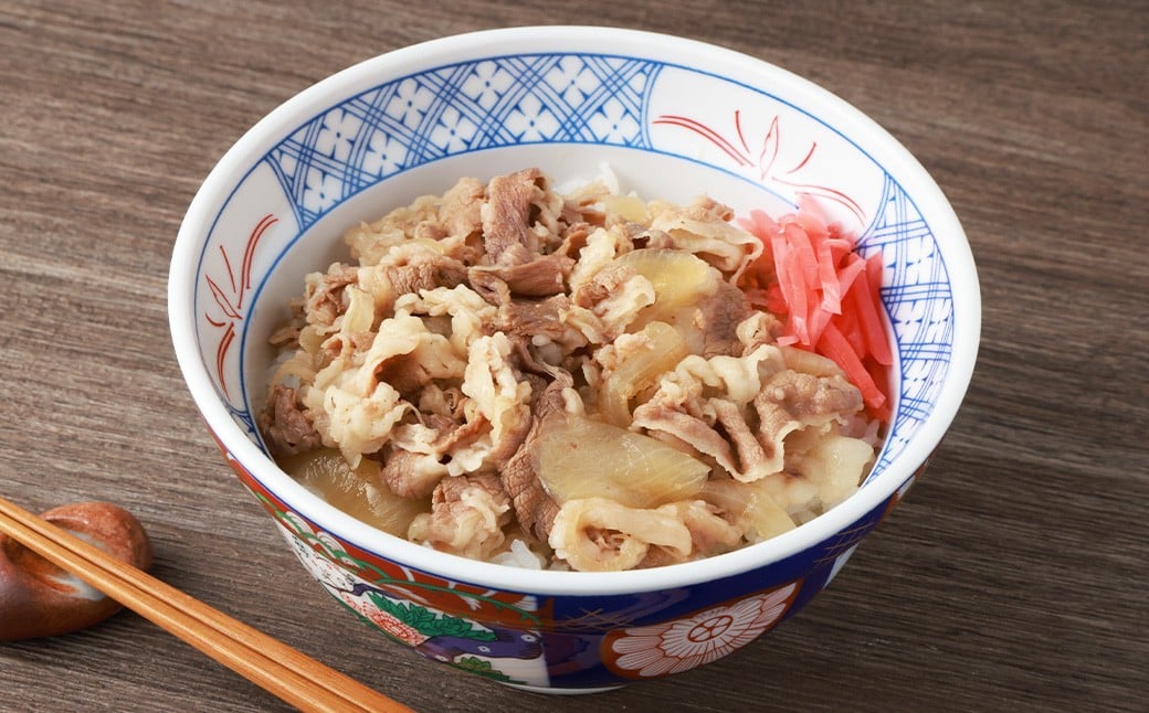 牛丼の具と牛すじ煮込みの食べ比べセット各3パック 計6パック
