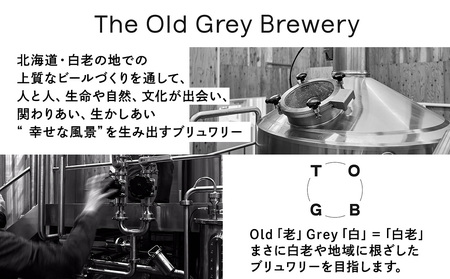 【白老町のクラフトビール】「樽前スチーム」（計6本）《The Old Grey Brewery》