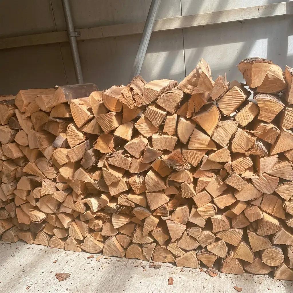 秋田県にかほ市産 薪 30cm 広葉樹(サクラ他）約9kg キャンプ・薪ストーブ用