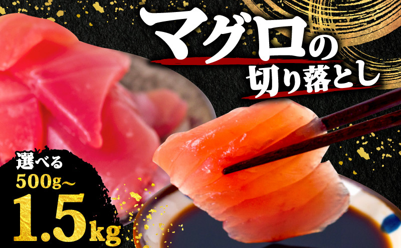 
            【 訳あり 】 キハダマグロ 切り落とし 500g~1.5kg キハダ マグロ サイズ 不揃い TY062
          