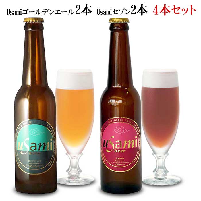 【ふるさと納税】Usamiビール2種×2本(4本セット)