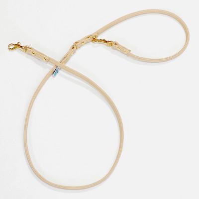 ふるさと納税 八潮市 丸めリード【Mサイズ】ビスキュイ ゴールド金具 kazama premium