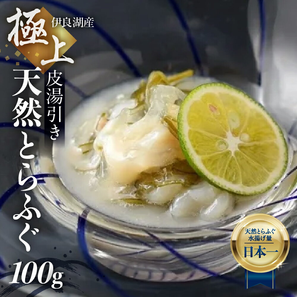 【ふるさと納税】天然とらふぐ皮湯引きセット 自家製ポン酢 薬味付き 伊良湖天然とらふぐ フグ 天然ふぐ 愛知県 田原市 ブランド魚