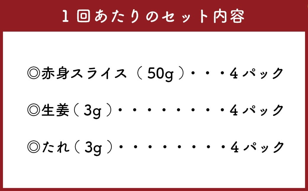 【定期便3回】 【フジチク ふじ馬刺し】 カット不要！ 切れてる馬刺し！ 200g（50g×4人前）×3回 計600g