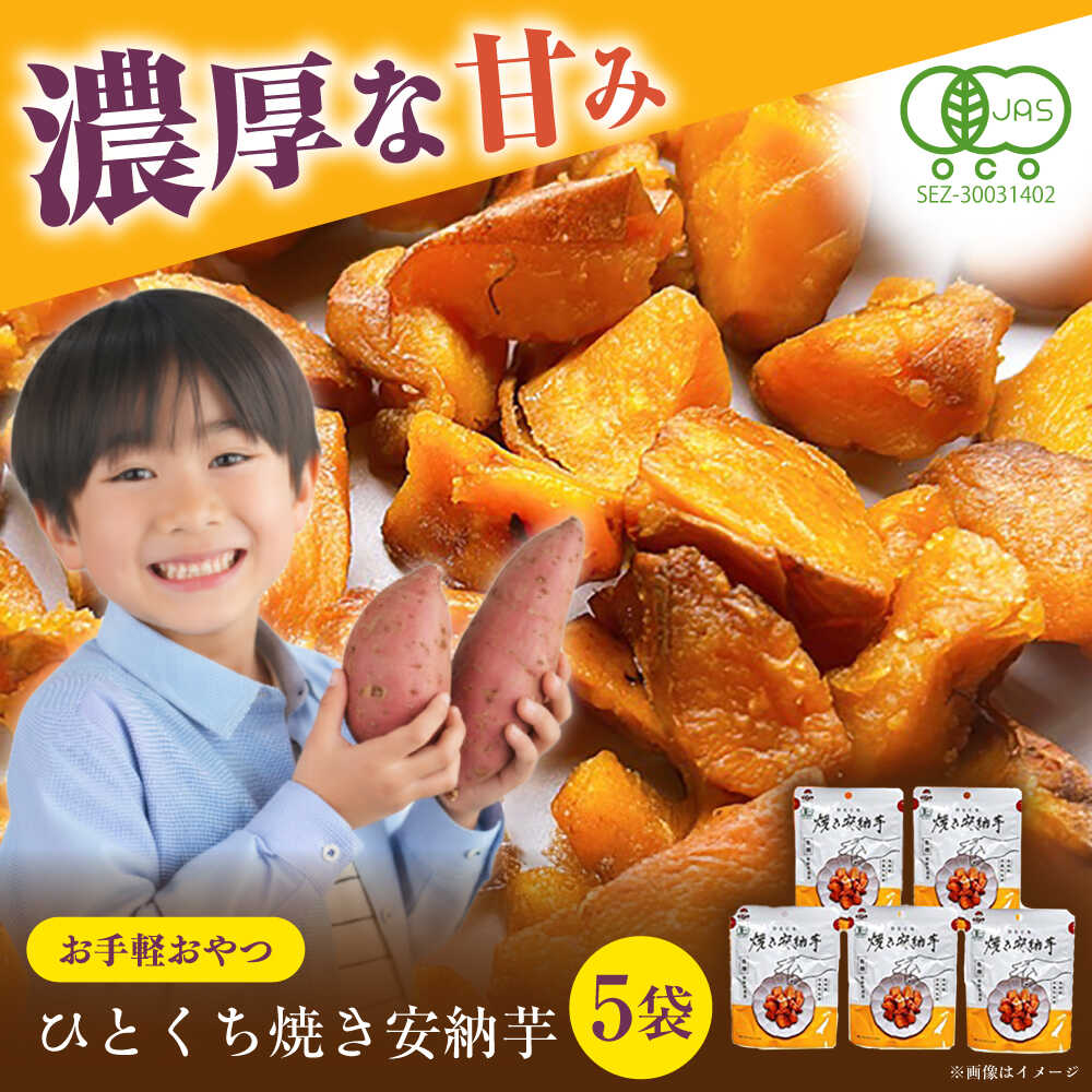 【ふるさと納税】ひとくち焼き安納芋 5袋?五島市/株式会社アグリ・コーポレーション[PDB030]