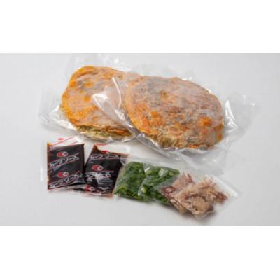 ふるさと納税 府中市 府中焼き食べ比べ　そば+辛麺　肉玉シングル　2枚セット |  | 02