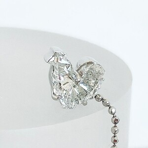 Deliciae PT900 ラペルピン ニワトリ 天然ダイヤモンド【0.997ct】ZBR-24