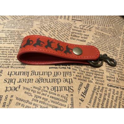 ふるさと納税 栗東市 馬九いくキーリング(レッド)