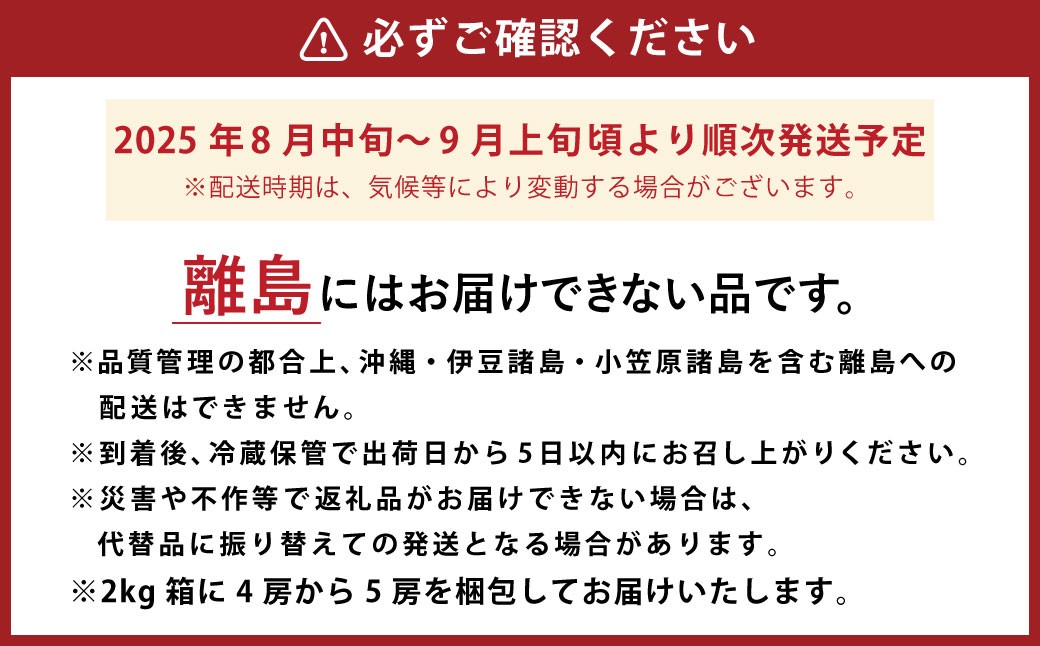 BKシードレス 4～5房 （約2kg）