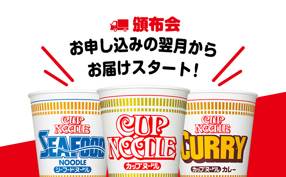 【頒布会12か月】日清　カップヌードルシリーズ2種20個（各10食）