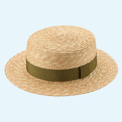 ふるさと納税 春日部市 春日部市伝統工芸品田中帽子店麦わら　マラン・ジー　カーキ頭囲57.5cm(UK-H026-KH-M)