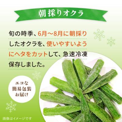 ふるさと納税 糸島市 オクラ 1kg 冷凍 旬の時期に急速冷凍 【福岡県糸島産】 [AGE054] |  | 01