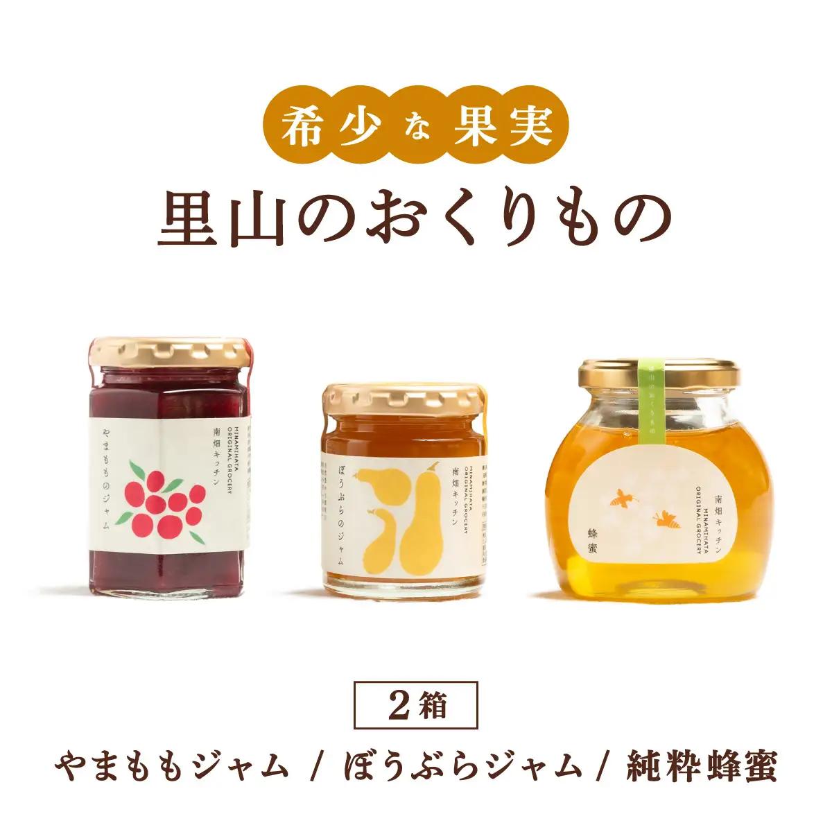  【贈り物にピッタリ！】里山のおくりもの 2箱 やまもも ぼうぶらのジャム 蜂蜜