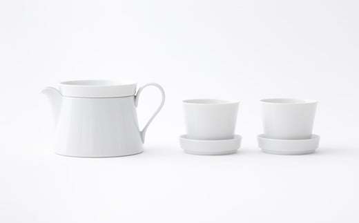 
【2016/】有田焼／Tea Pot S1個とCup2客（White）
