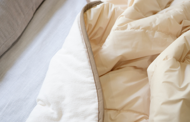 ヒートケア肌掛け【日本製 国産 快眠 快適 上質 布団 寝具 一年中 オールシーズン】 099H3670