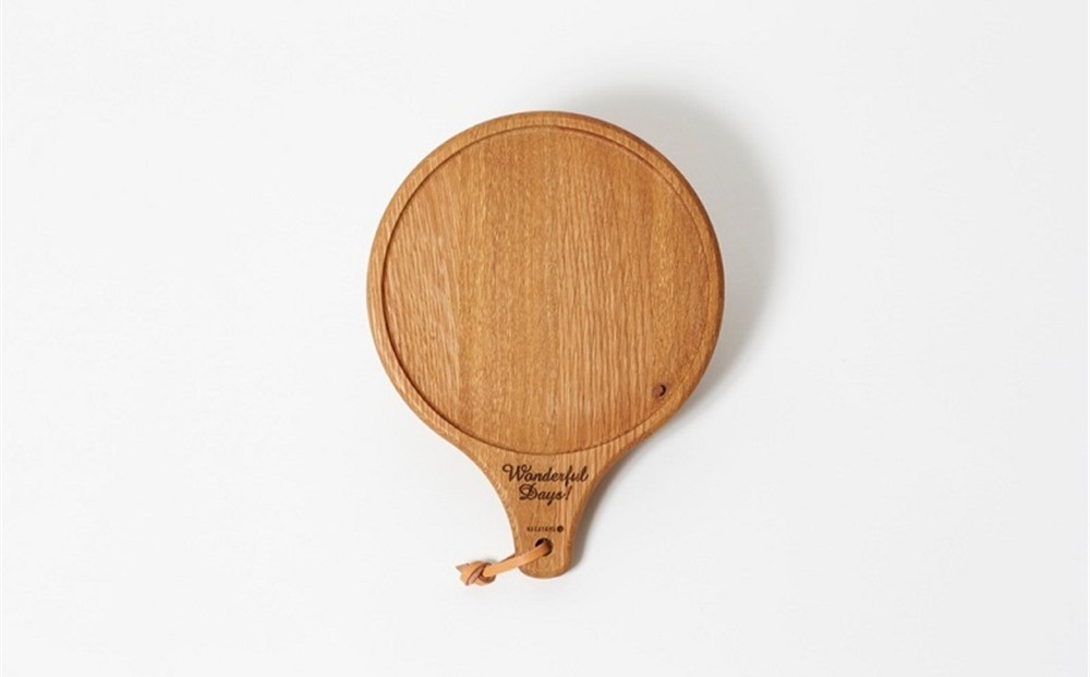 木製プレート ピザプレート バルーンカッティングボード【ブラウンオーク】