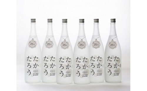 黒糖焼酎「たかたろう」一升瓶6本セット【朝日酒造】