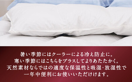 【キング】【プレミアム】 肌掛け 羽毛布団 マザーグースダウン95％ ダウンパワー440dp以上《壱岐市》【富士新幸九州】 布団 ふとん 羽毛布団 ダウンケット 冬布団 掛け布団 掛布団 掛けふとん 