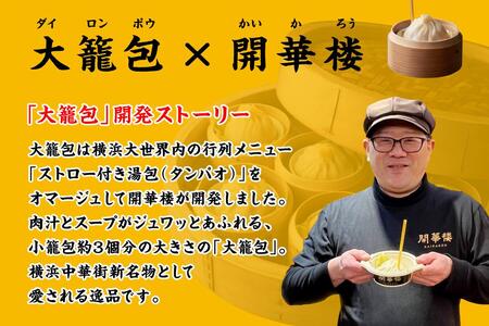 「 大籠包」(2箱 計4個入り)【横浜中華街 開華楼】[F] ANY0006