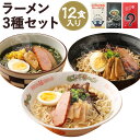 【ふるさと納税】夜明茶屋ラーメン 3種セット 12食入り 3種×各4食 むつごろうラーメン うなぎラーメン エイリアンラーメン インスタント ラーメン 化粧箱入り 保存食 送料無料