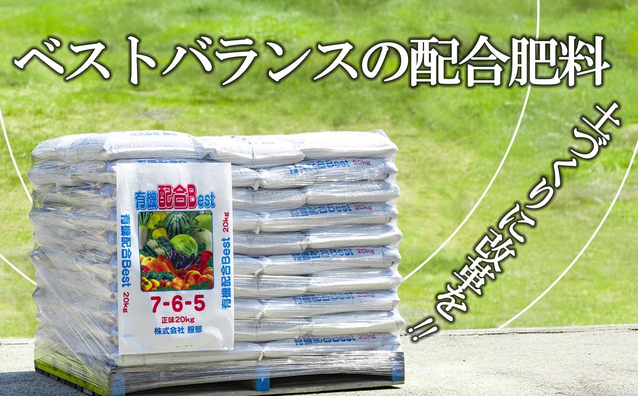 
            農業経営の方へ。土づくりに改革を！想いに応えるオーダーメイド有機肥料メーカーのベストバランスの万能肥料　有機肥料 配合Best 20kg×50袋
【肥料 オーガニック 野菜  農園 畑 施肥  家庭菜園 農業資材 窒素 リン酸 三重県 四日市市ふるさと納税】
          