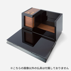 彦根仏壇 自由壇 (フリーダン) 黒戸 1基 小型仏壇 モダン仏壇 モダン モダン モダン カジュアル仏壇 リビング仏壇