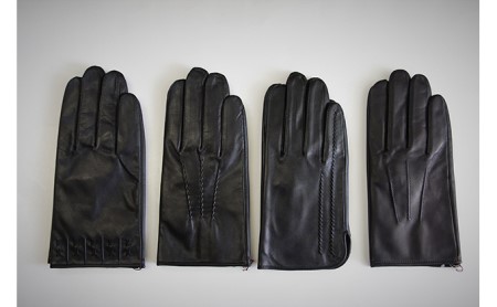 革手袋職人が仕上げる高級羊革手袋2点セット　紳士用革手袋 ファッション 小物 男性 メンズ 柔らかく 手に馴染む シンプル オススメ 洋服 気分 使い分け  25cm