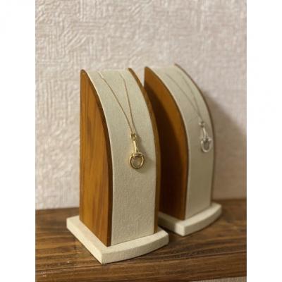 ふるさと納税 南相馬市 ハーフビットネックレス　ゴールド【3800201】