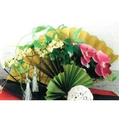 ふるさと納税 北上市 アートフラワー「扇とラン」1個 |  | 03