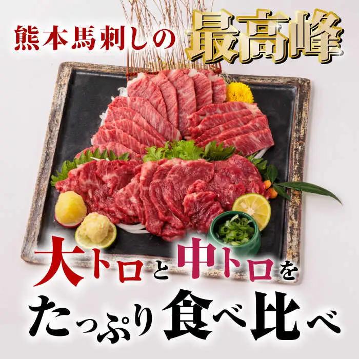 6回定期便サシが決めてトロ?り馬刺しセット計約500g 利他フーズ馬刺しZBK017
