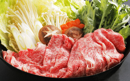 伊萬里牛ローススライス 800g（400g×2パック）すき焼きのタレ付き / 伊万里牛 伊萬里牛 牛肉 すき焼き / 佐賀県 / まつお食肉卸株式会社[41AECZ014]