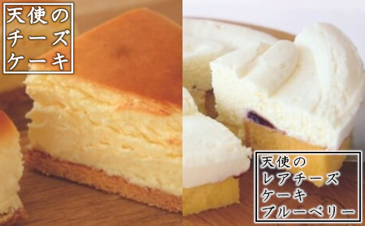 
濃厚チーズケーキ　2種食べ比べセット　【11218-0461】
