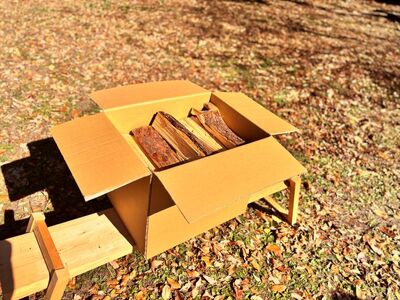 薪 信州産 松の薪 薪1箱 約20キロ×5箱 合計100キロ 薪長さ：35cm【041-04】