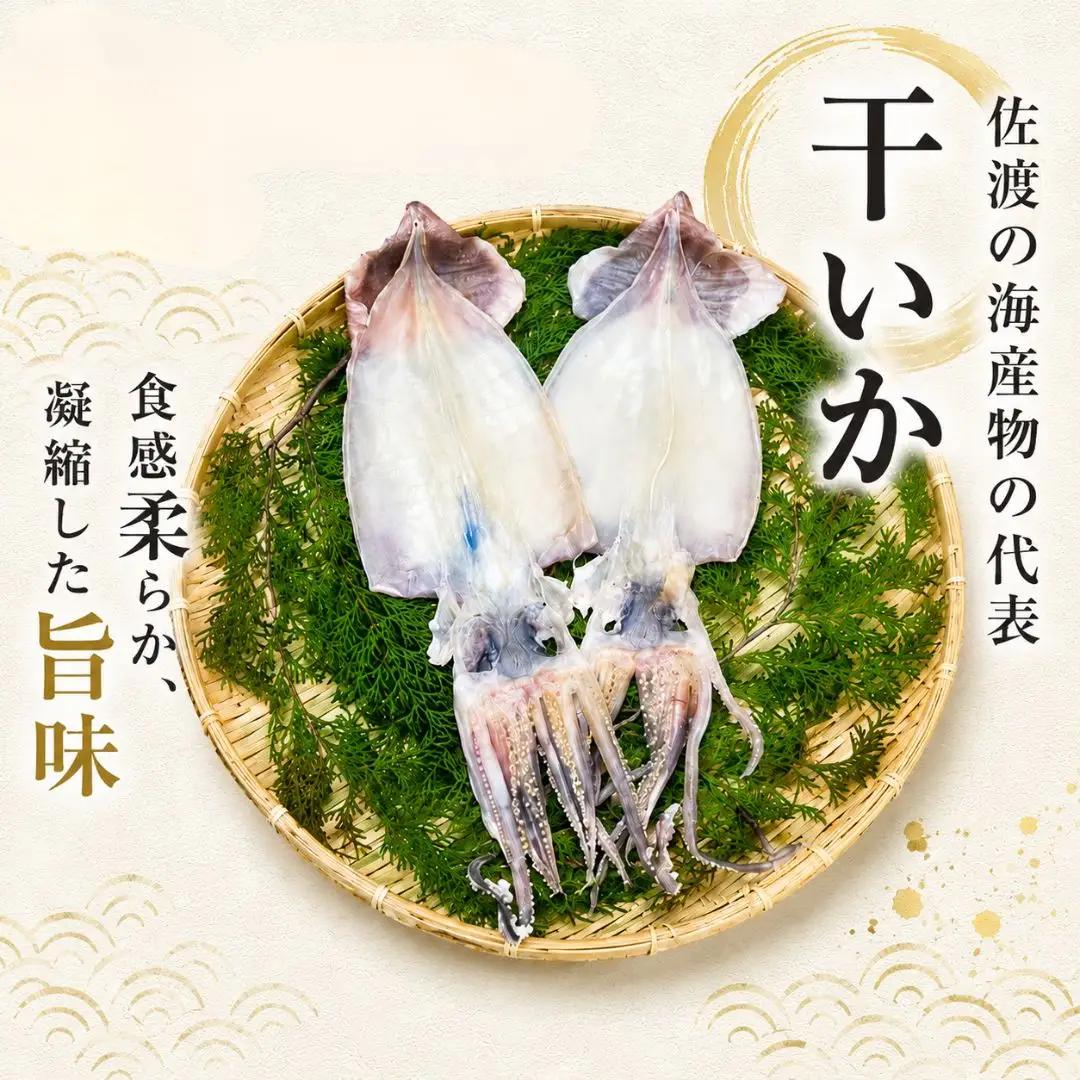 干物イカ 佐渡産 2枚入 2袋 干物